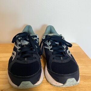 Saucony Blue Athletic Shoes Suede Mesh